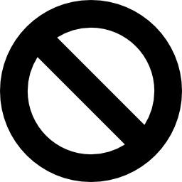 Forbidden simbol icon
