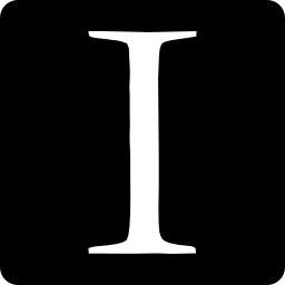 大文字の i icon