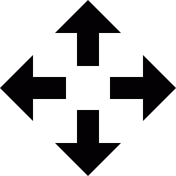 frecce di scorrimento icona