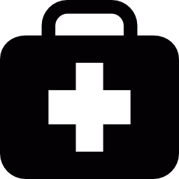 First aid briefcase icon