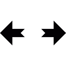 flechas de desplazamiento icono