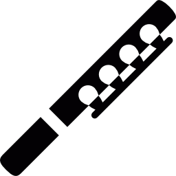 flauta transversal icono