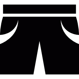 Shorts with two pockets icon