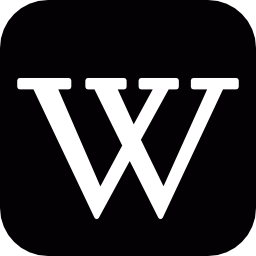 logotipo de wikipedia icono