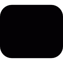 rechthoek met ronde hoeken icoon