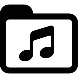 muziek map icoon