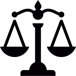 balança de justiça Ícone