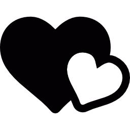 Two hearts icon