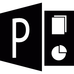 microsoft powerpoint-logo icoon