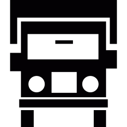 widok z przodu ciężarówki ikona