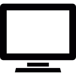 monitor de computadora icono