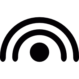 segnale dell'antenna icona