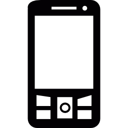 mobiele telefoons met knoppen icoon