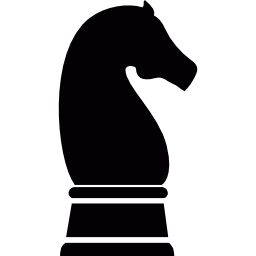 ajedrez caballo icono