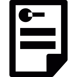 documento impreso icono