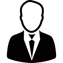 Businessman with tie icon