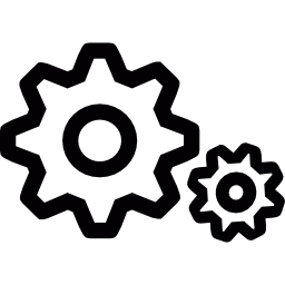 Pair of gears icon