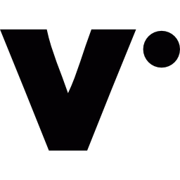 V and dot icon