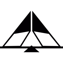 monumento piramidal Ícone