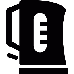Mug with temperature indicator icon