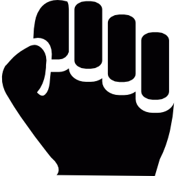 Сжатый кулак иконка