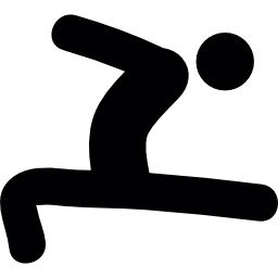 Stretching before exercising icon