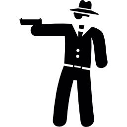 Criminal heist icon