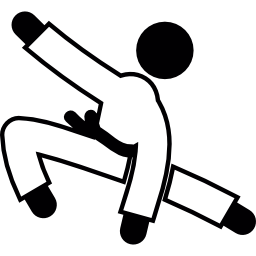 zawodnik judo ikona