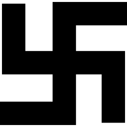 cruz enganchada icono