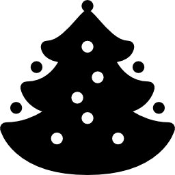 Árbol de navidad icono