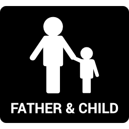 pai e filho Ícone
