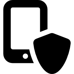 geschütztes telefon icon