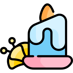 Aromatic candle icon