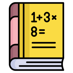 książka do matematyki ikona