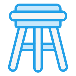 Stool stand icon