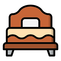 Single bed icon