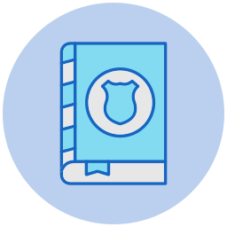 Law book icon