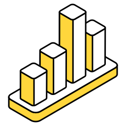 diagramme à bandes Icône