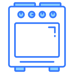 cuisinière à gaz Icône