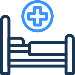 Hospital bed icon