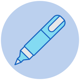Correction pen icon
