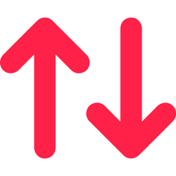 flèche haut et bas Icône