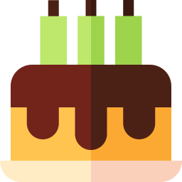 Birthday cake icon