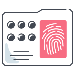 Finger scanner icon