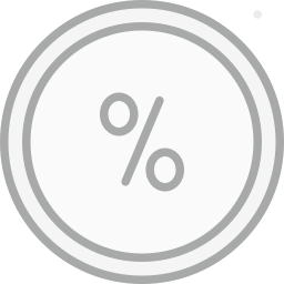 badge de réduction Icône