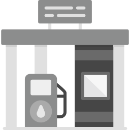 posto de gasolina Ícone