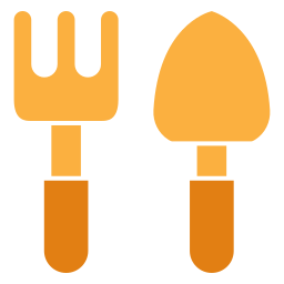 Shovel and Rake icon