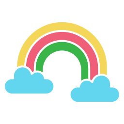 arco iris icono