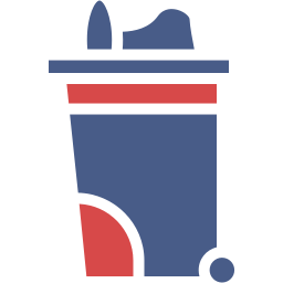 Мусорный контейнер иконка