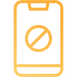 携帯電話なし icon